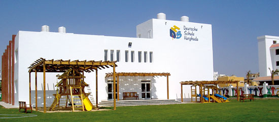 Außensicht der Deutschen Schule Hurghada
