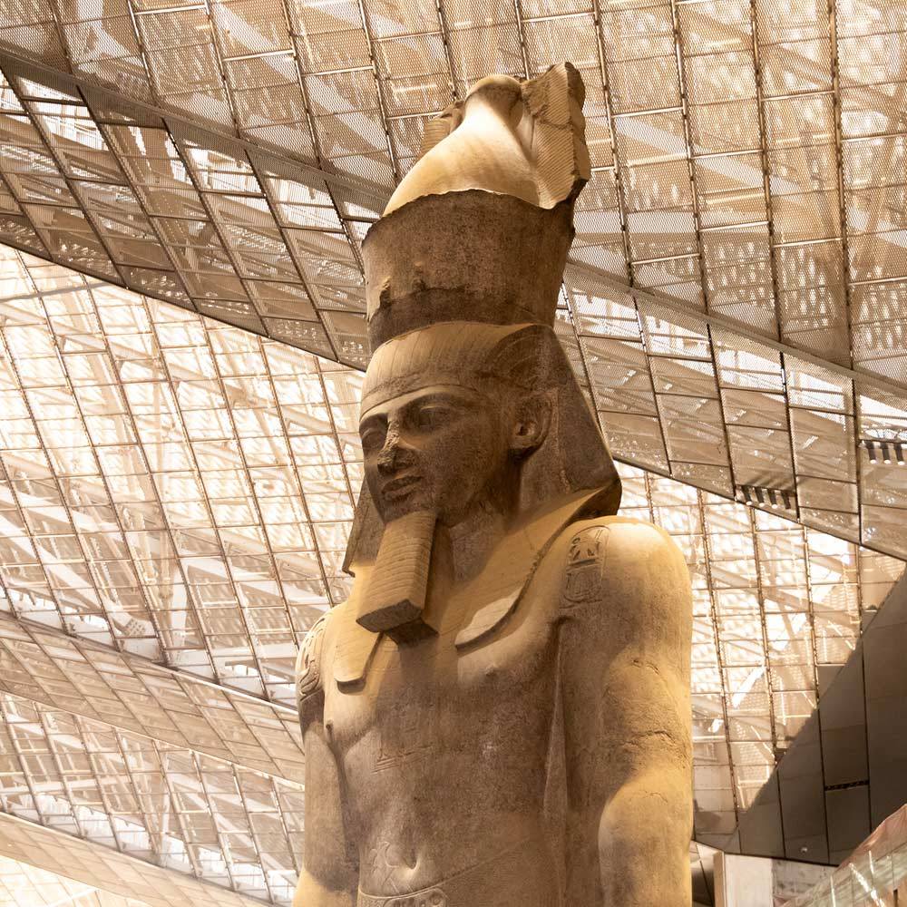 Grand Ecyptian Museum, Pyramiden & Sphinx
