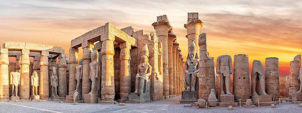 Blick auf Luxor