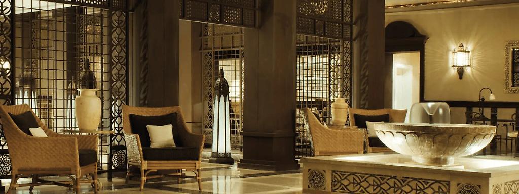 Elegantes Interior eines Luxushotels in Ägyptens