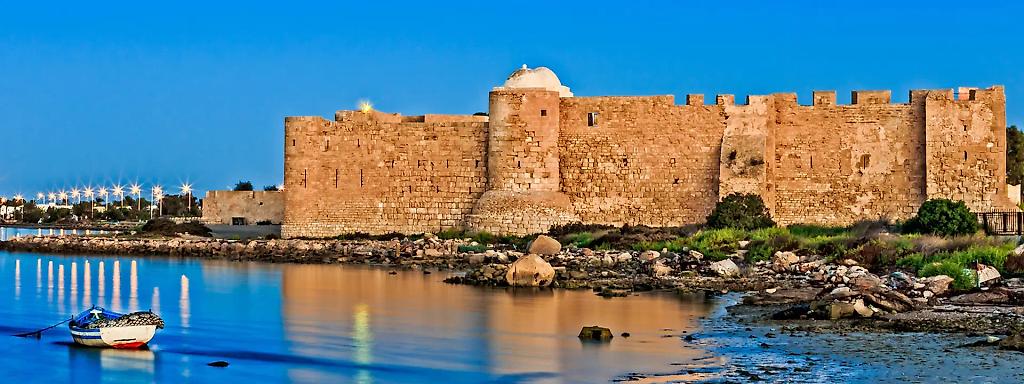 Bliclk auf die Burg Borj El Kebir, auch bekannt als Fort Gazi Mustapha