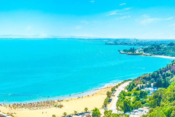 Blick aufs Meer im Tunesien Urlaub