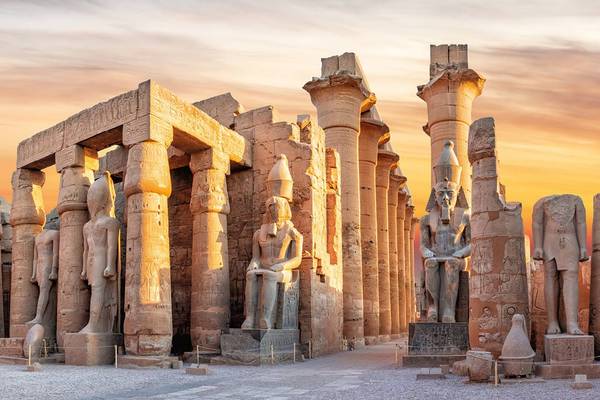 Blick auf Luxor