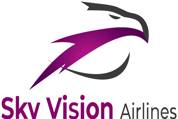 SkyVision Airlines Logo