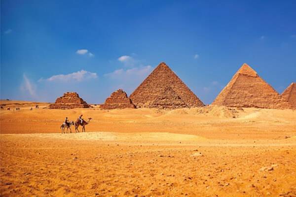 Pyramiden von Gizeh in Ägypten