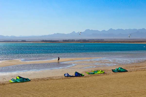 Strand von Soma Bay in Ägypten